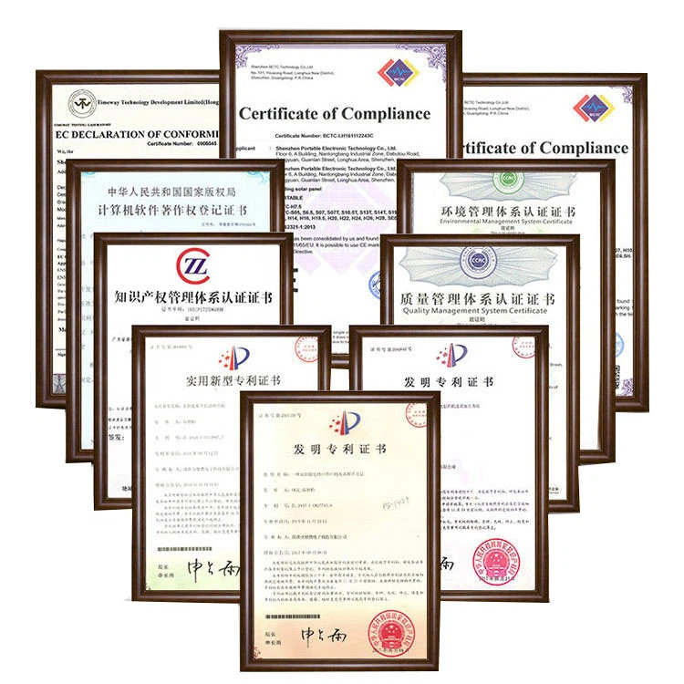 JXBTS Certifications JXBTS Certifications